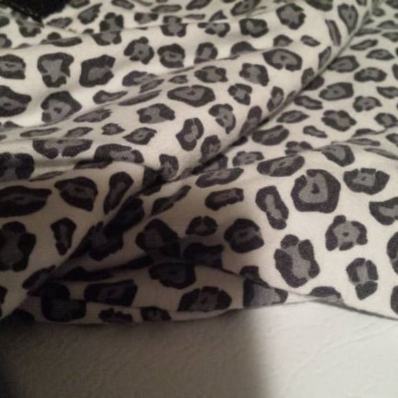 2XL Sassy Wild Bleu Palazzo style Leopard Print Pajama Loungewear with lace - Picture 2 of 3